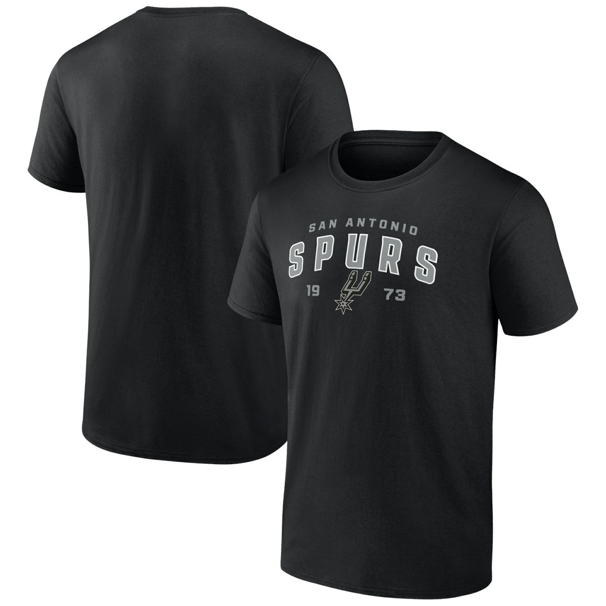 San Antonio Spurs Rebel Logo T-Shirt Black - NBA