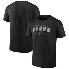 San Antonio Spurs Rebel Logo T-Shirt Black - NBA