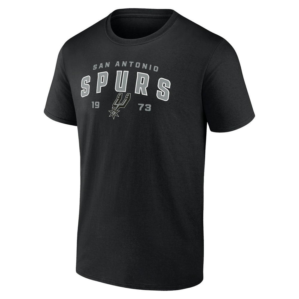 San Antonio Spurs Rebel Logo T-Shirt Black - NBA