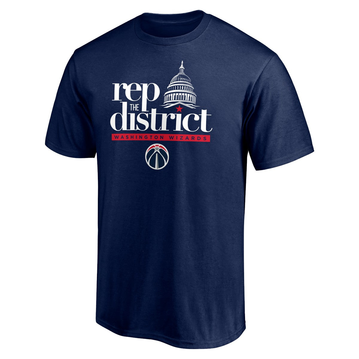 Washington Wizards Push Ahead T-Shirt Navy - NBA