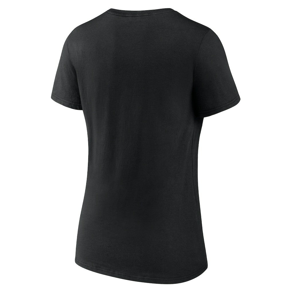 Boston Celtics Women's Core Hometown Launch V-Neck T-Shirt Black - NBA