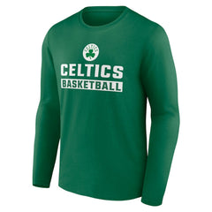 Boston Celtics Let's Go Long Sleeve T-Shirt Green - NBA