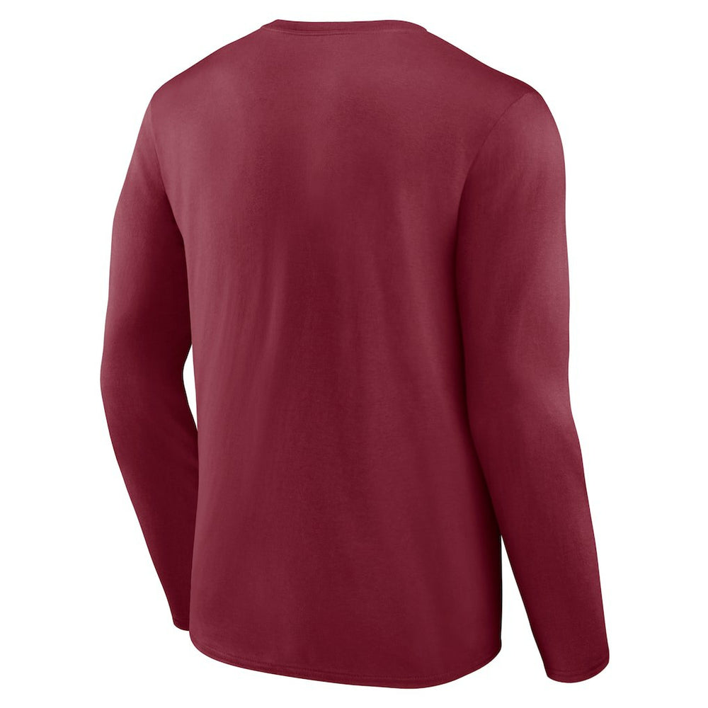 Cleveland Cavaliers Let's Go Long Sleeve T-Shirt Garnet - NBA