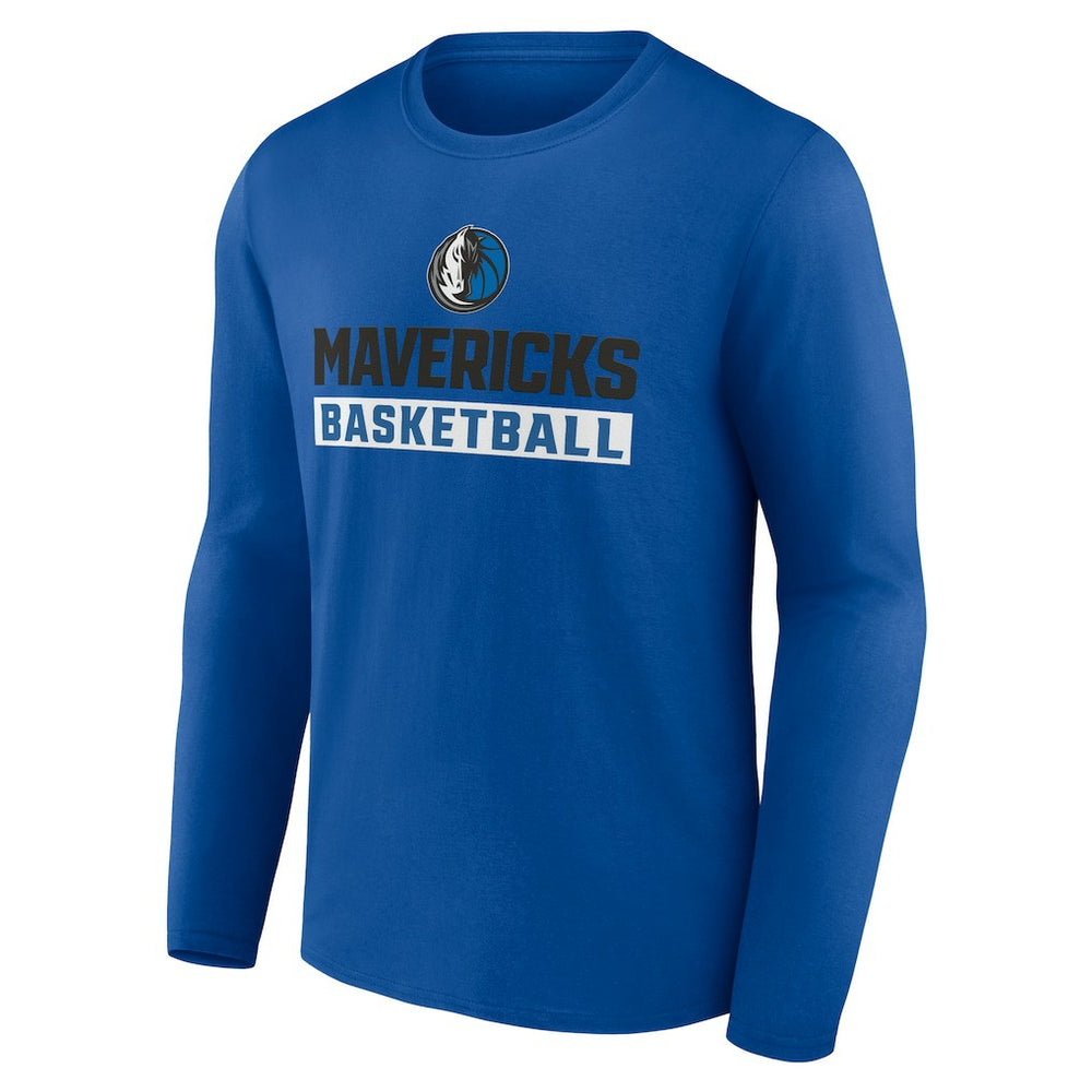 Dallas Mavericks Let's Go Long Sleeve T-Shirt Royal - NBA