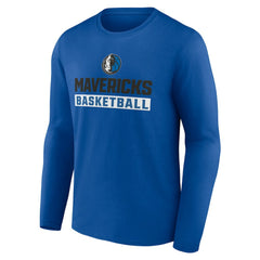 Dallas Mavericks Let's Go Long Sleeve T-Shirt Royal - NBA