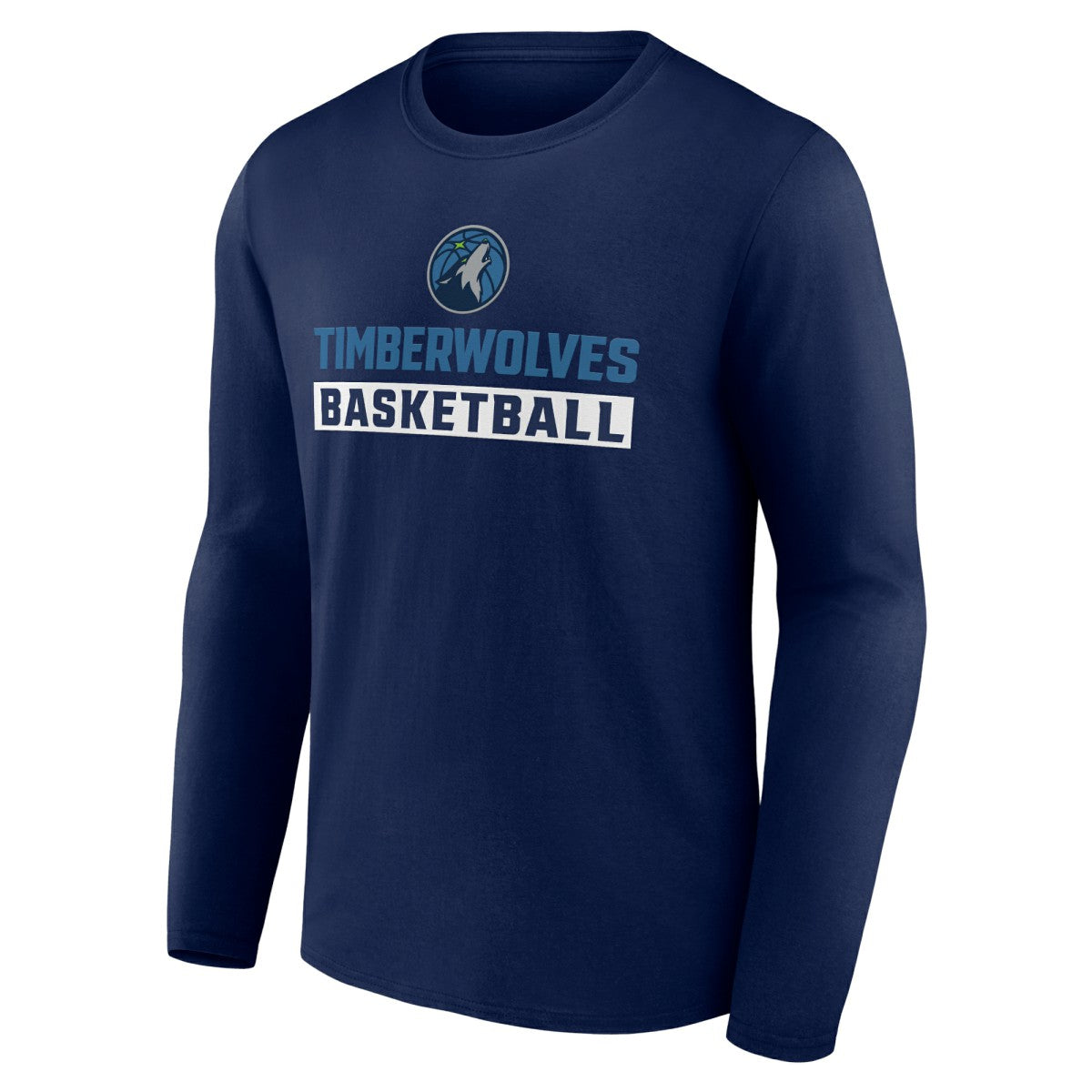 Minnesota Timberwolves Let's Go Long Sleeve T-Shirt Navy - NBA
