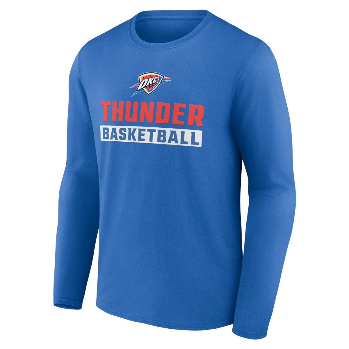 Oklahoma City Thunder Let's Go Long Sleeve T-Shirt Blue - NBA