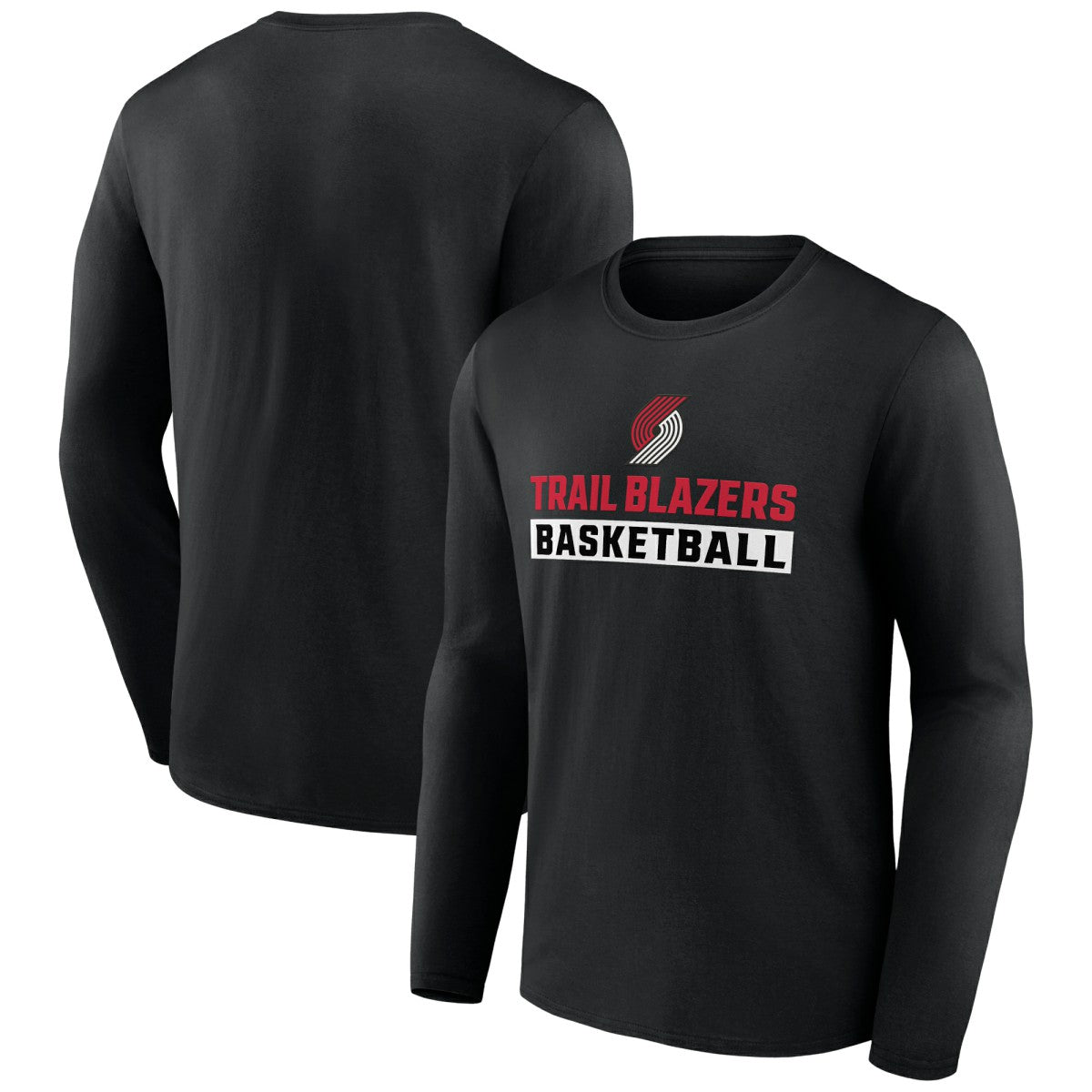 Portland Trail Blazers Let's Go Long Sleeve T-Shirt Black - NBA