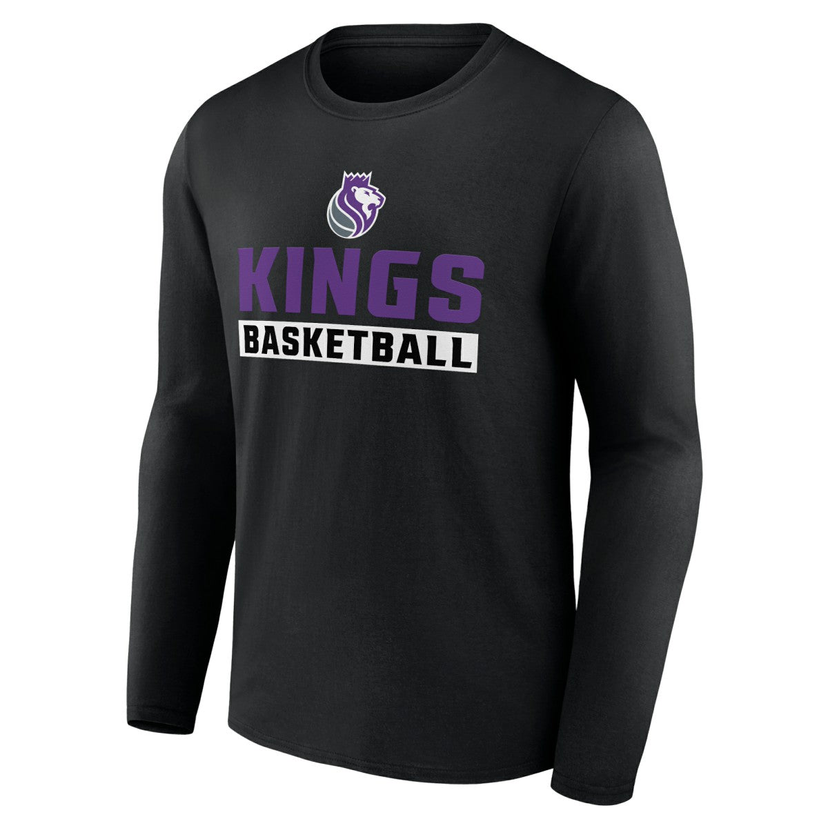 Sacramento Kings Let's Go Long Sleeve T-Shirt Black - NBA