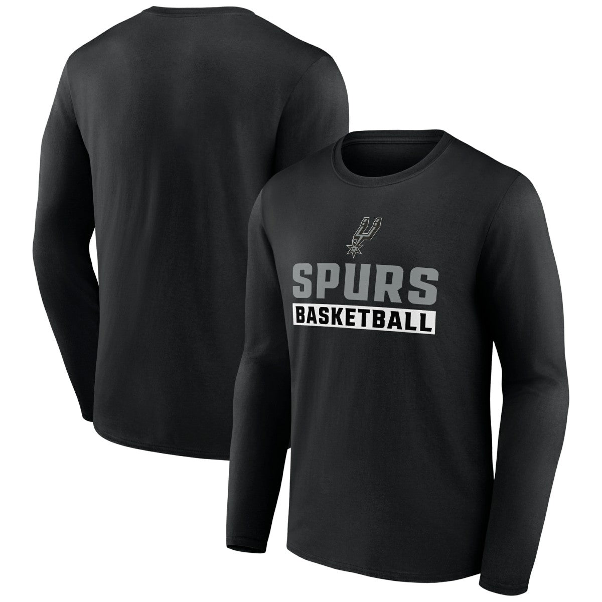 San Antonio Spurs Let's Go Long Sleeve T-Shirt Black - NBA
