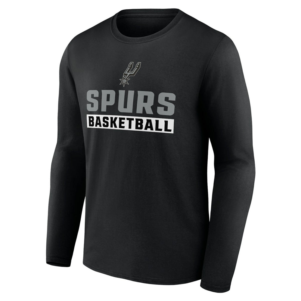 San Antonio Spurs Let's Go Long Sleeve T-Shirt Black - NBA