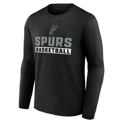 San Antonio Spurs Let's Go Long Sleeve T-Shirt Black - NBA