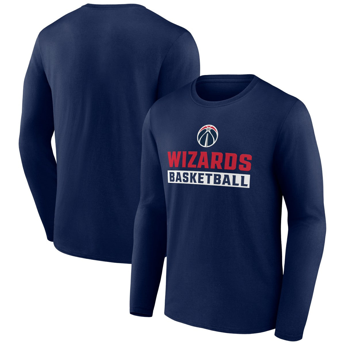 Washington Wizards Let's Go Long Sleeve T-Shirt Navy - NBA