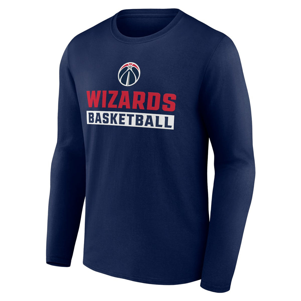 Washington Wizards Let's Go Long Sleeve T-Shirt Navy - NBA