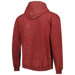 Chicago Bulls The Wild Collective Unisex Tonal Acid Wash Pullover Hoodie Red - NBA