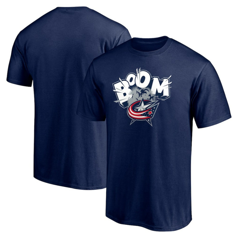 Columbus Blue Jackets Hometown Collection Push Ahead T-Shirt - Navy - NHL