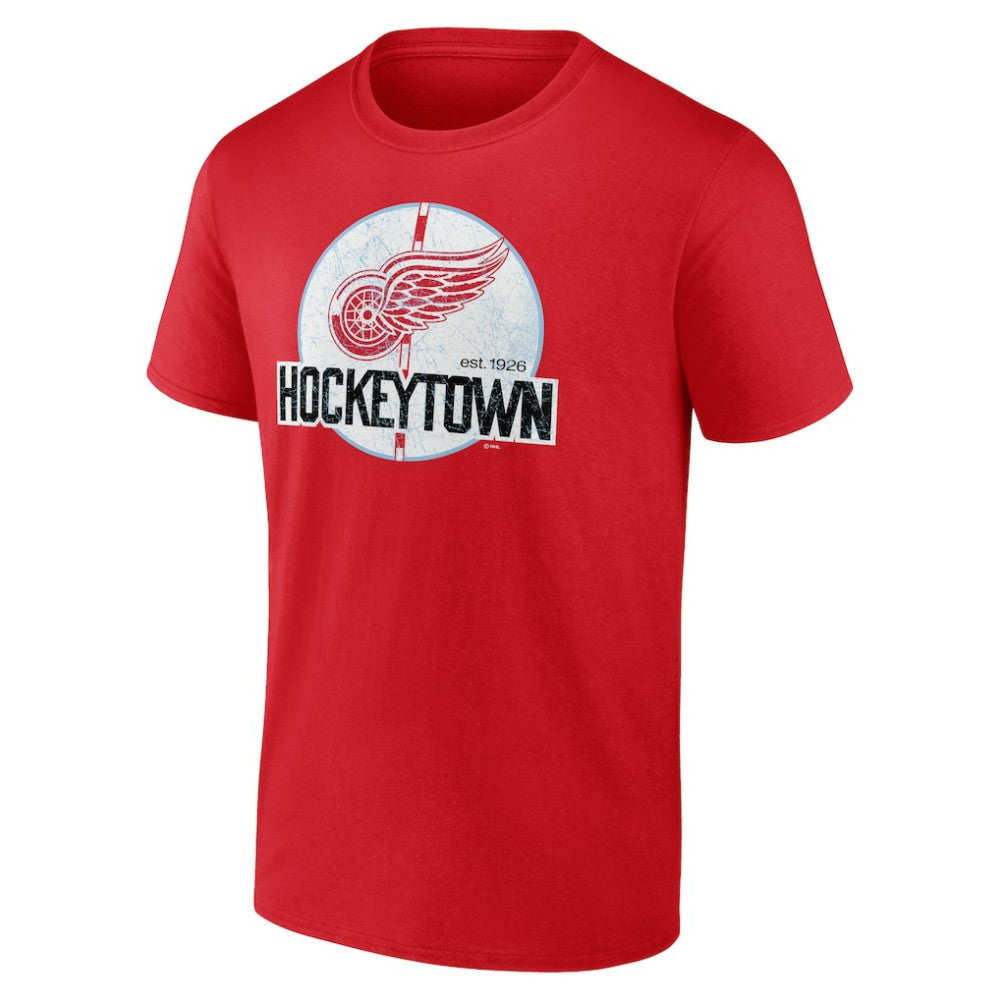 Detroit Red Wings Ice Cluster T-Shirt - Red - NHL