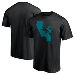 San Jose Sharks Hometown Collection Push Ahead T-Shirt - Black - NHL