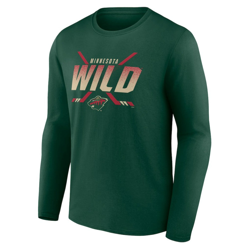 Minnesota Wild Team Covert Long Sleeve T-Shirt - Green - NHL