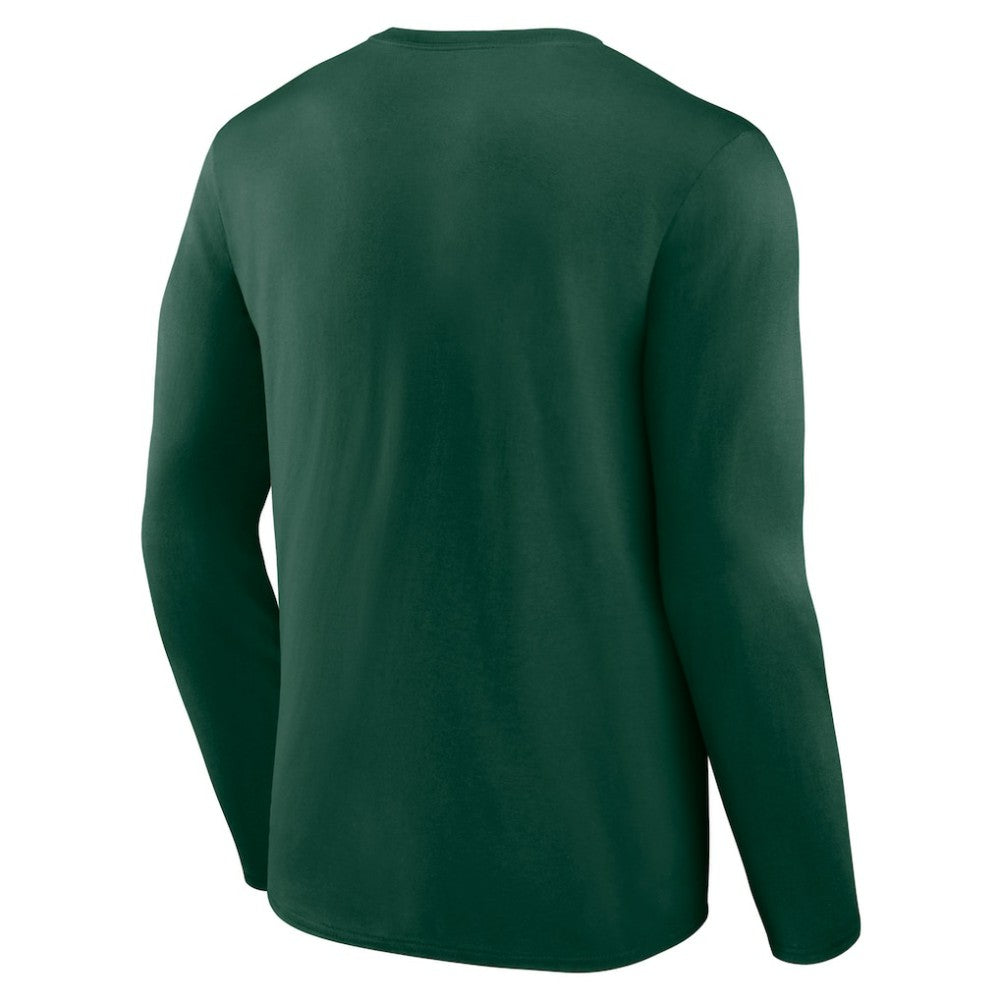 Minnesota Wild Team Covert Long Sleeve T-Shirt - Green - NHL