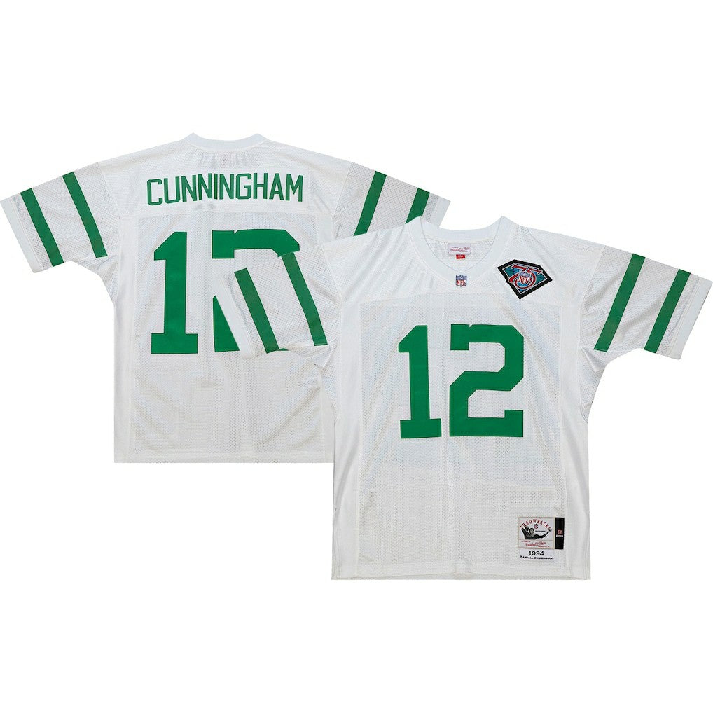Randall Cunningham Philadelphia Eagles 1994 Authentic Throwback Retired Player Jersey White | Mitchell & Ness