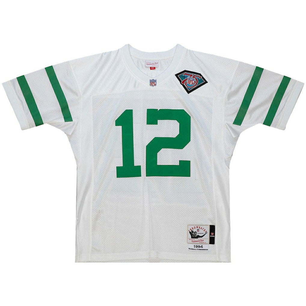 Randall Cunningham Philadelphia Eagles 1994 Authentic Throwback Retired Player Jersey White | Mitchell & Ness