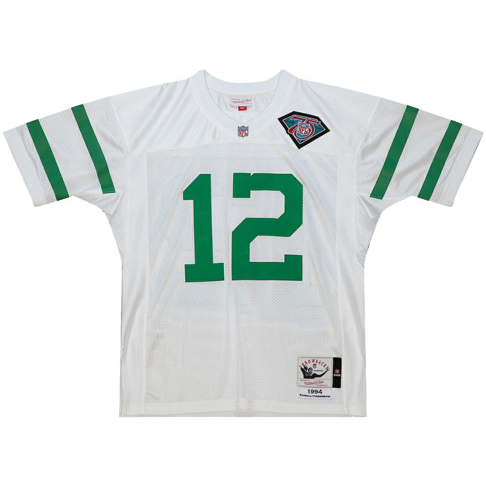 Randall Cunningham Philadelphia Eagles 1994 Authentic Throwback Retired Player Jersey White | Mitchell & Ness