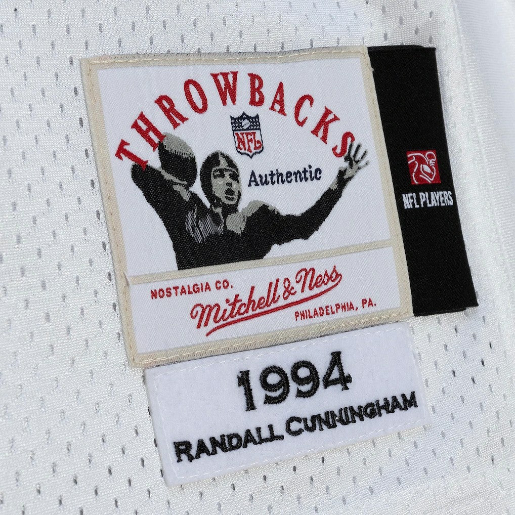 Randall Cunningham Philadelphia Eagles 1994 Authentic Throwback Retired Player Jersey White | Mitchell & Ness