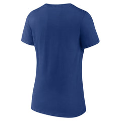 Toronto Maple Leafs Women's Primary Play V-Neck T-Shirt - Blue - NHL