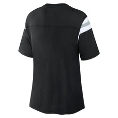 Las Vegas Raiders Women's Earned Stripes T-Shirt Black | Fanatics