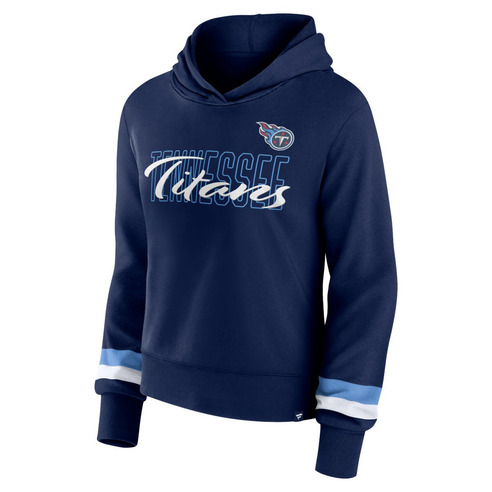 Tennessee Titans Women's Over Under Pullover Hoodie Navy | Fanatics