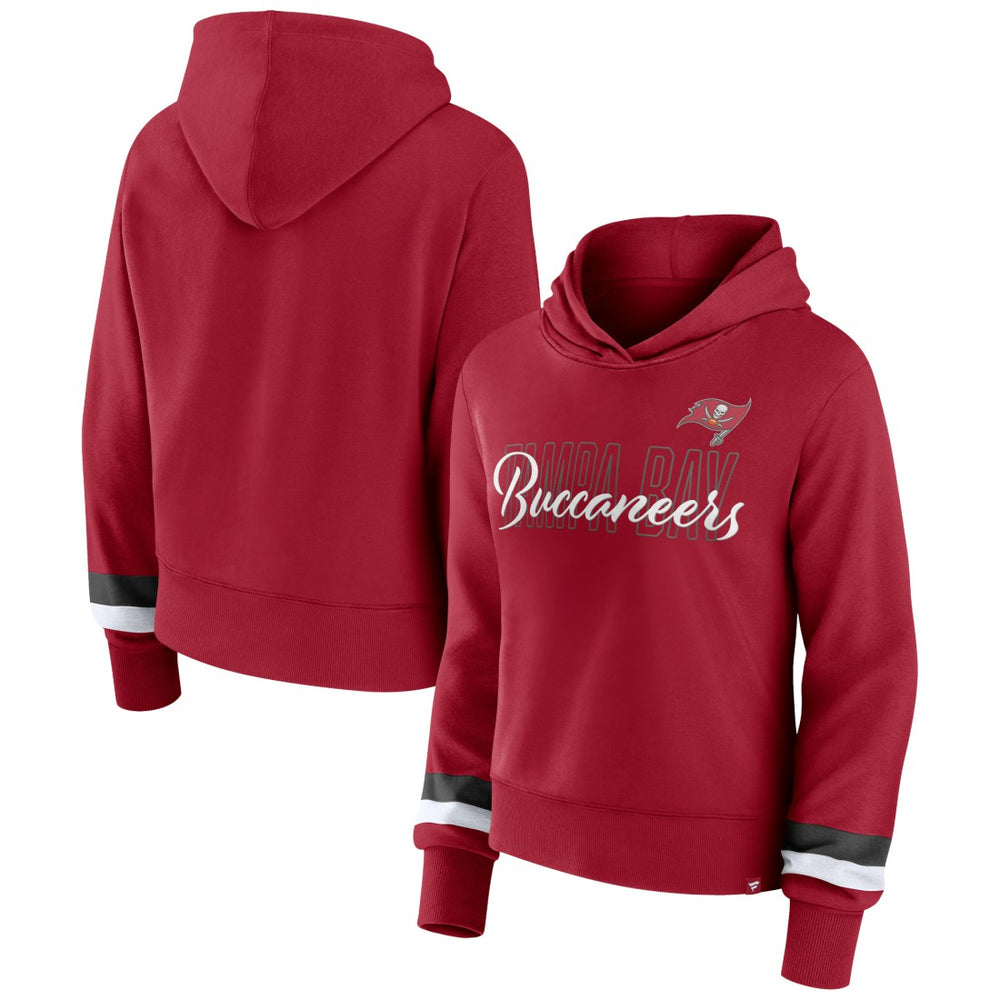 Tampa Bay Buccaneers Women's Over Under Pullover Hoodie Red | Fanatics