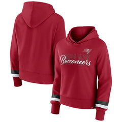 Tampa Bay Buccaneers Women's Over Under Pullover Hoodie Red | Fanatics