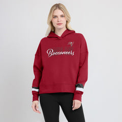 Tampa Bay Buccaneers Women's Over Under Pullover Hoodie Red | Fanatics