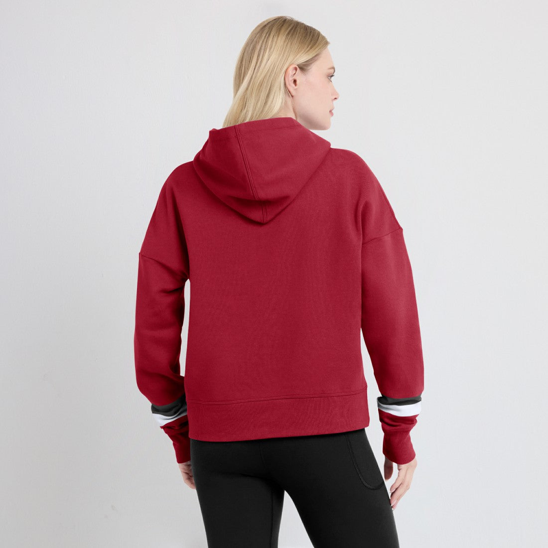 Tampa Bay Buccaneers Women's Over Under Pullover Hoodie Red | Fanatics