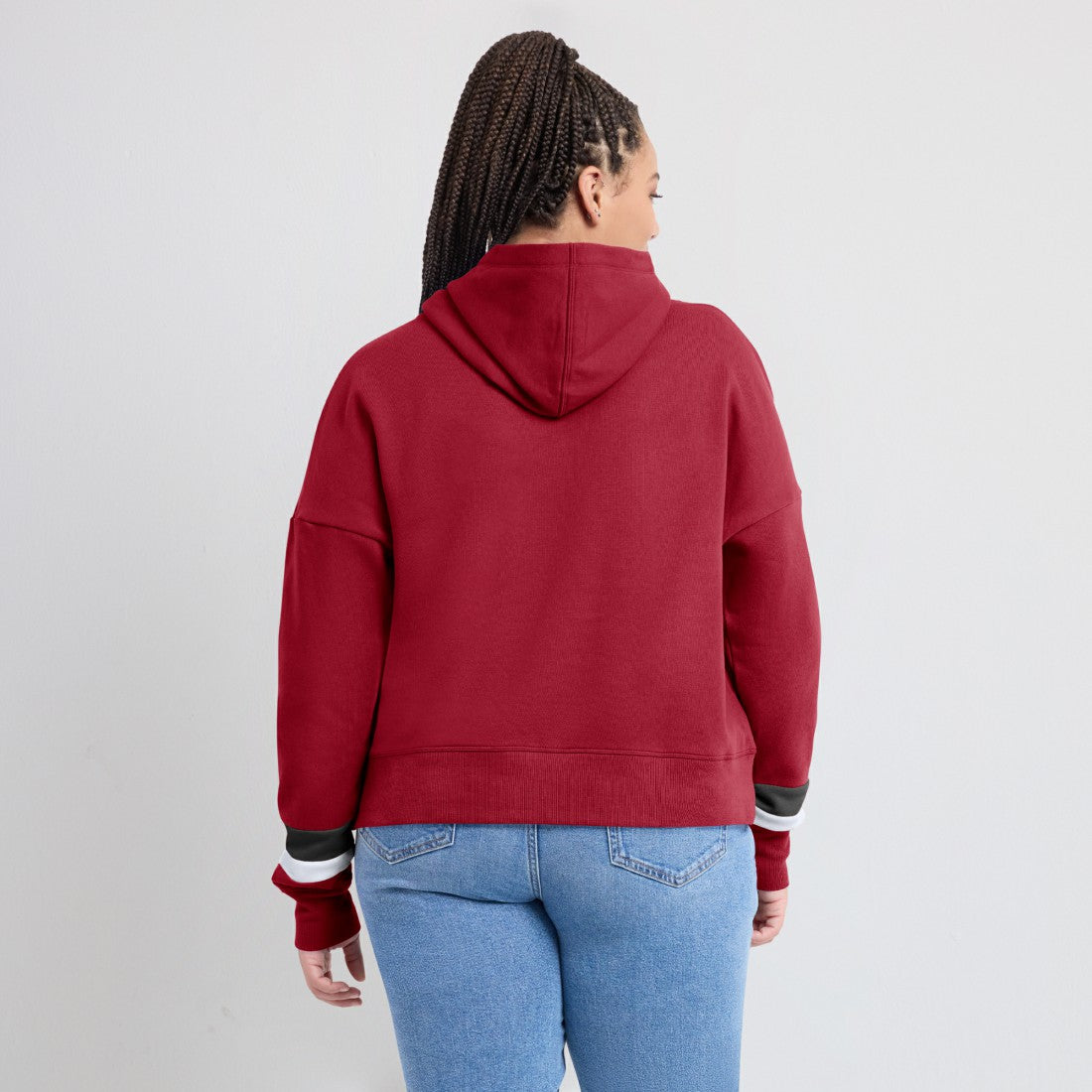 Tampa Bay Buccaneers Women's Over Under Pullover Hoodie Red | Fanatics