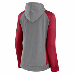 Tampa Bay Buccaneers Women's Blind Side Lightweight Full-Zip Hoodie Heather Gray/College Red | Fanatics