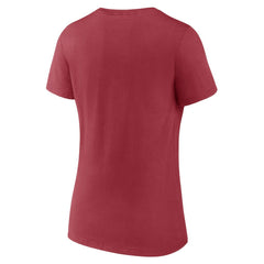 Arizona Cardinals Women's Back Home Again V-Neck T-Shirt Cardinal | Fanatics