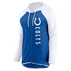 Indianapolis Colts Women's Forever Fan Full-Zip Hoodie Royal/White | Fanatics