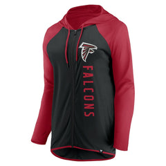 Atlanta Falcons Women's Forever Fan Full-Zip Hoodie Black/Red | Fanatics