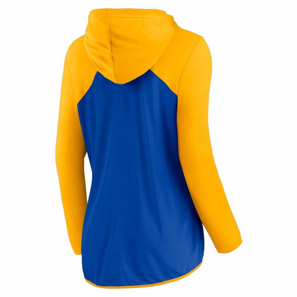 Los Angeles Rams Women's Forever Fan Full-Zip Hoodie Royal/Gold | Fanatics