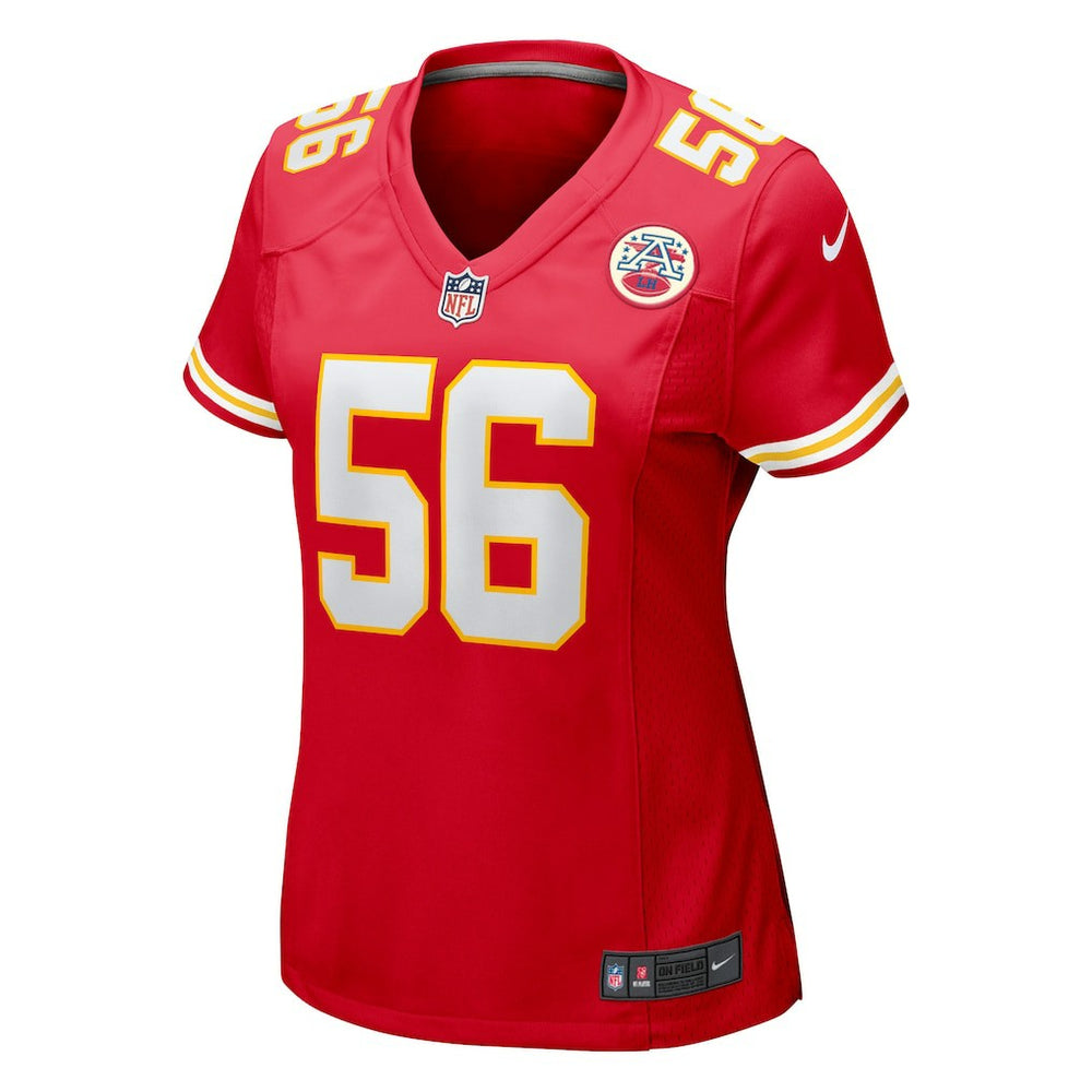 George Karlaftis Kansas City Chiefs Women's Game Player Jersey Red | Nike for Sale