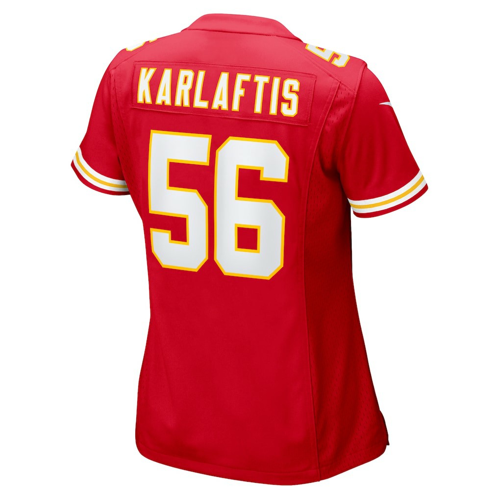 George Karlaftis Kansas City Chiefs Women's Game Player Jersey Red | Nike for Sale