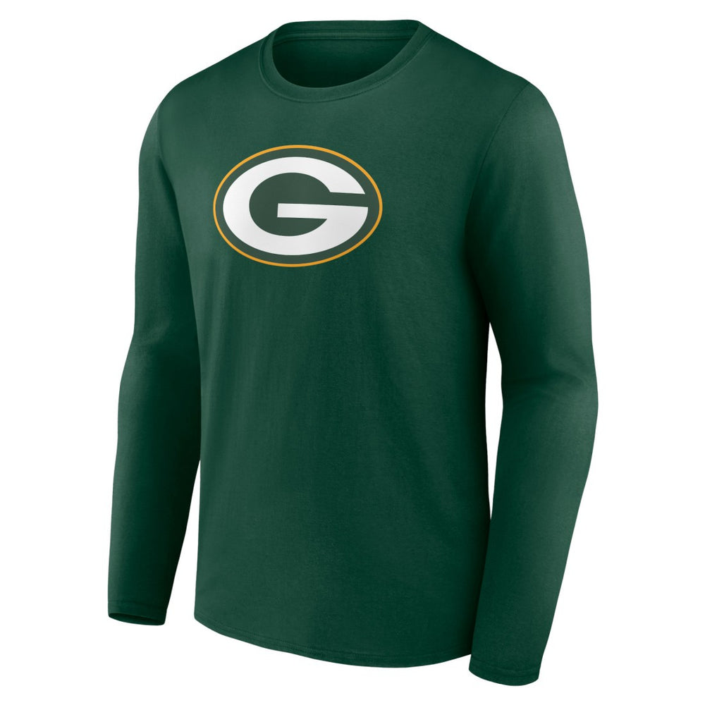 Green Bay Packers Primary Team Logo Long Sleeve T-Shirt Green | NFL