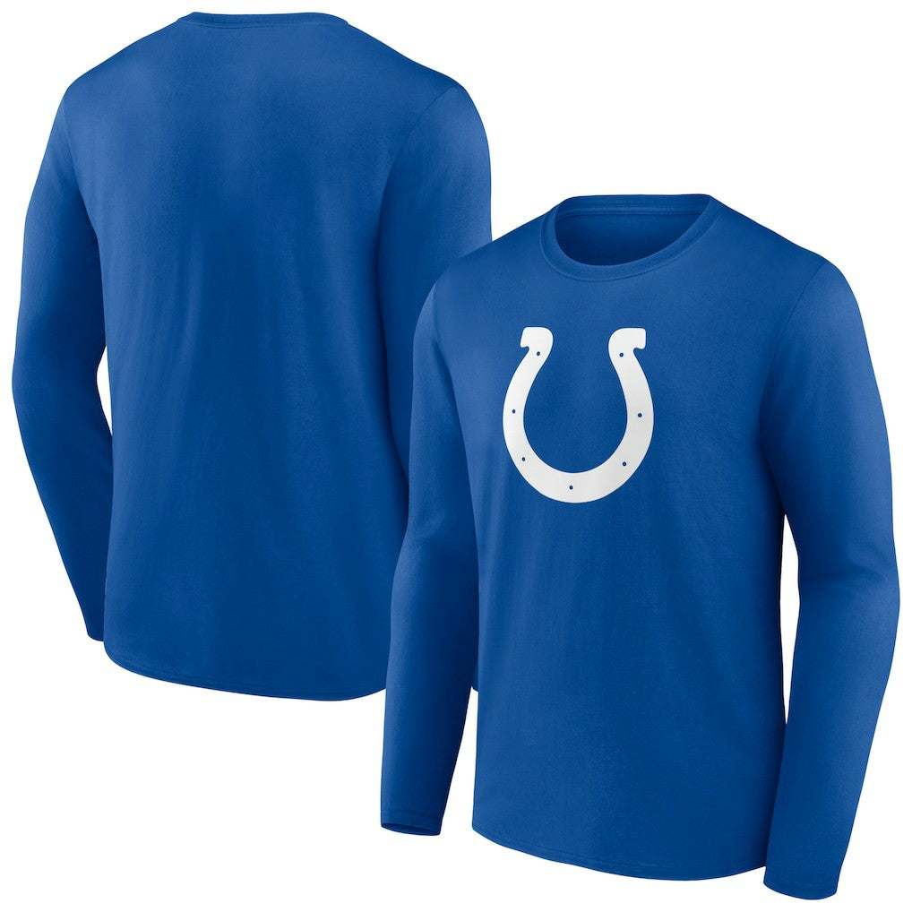 Indianapolis Colts Primary Team Logo Long Sleeve T-Shirt Royal | NFL