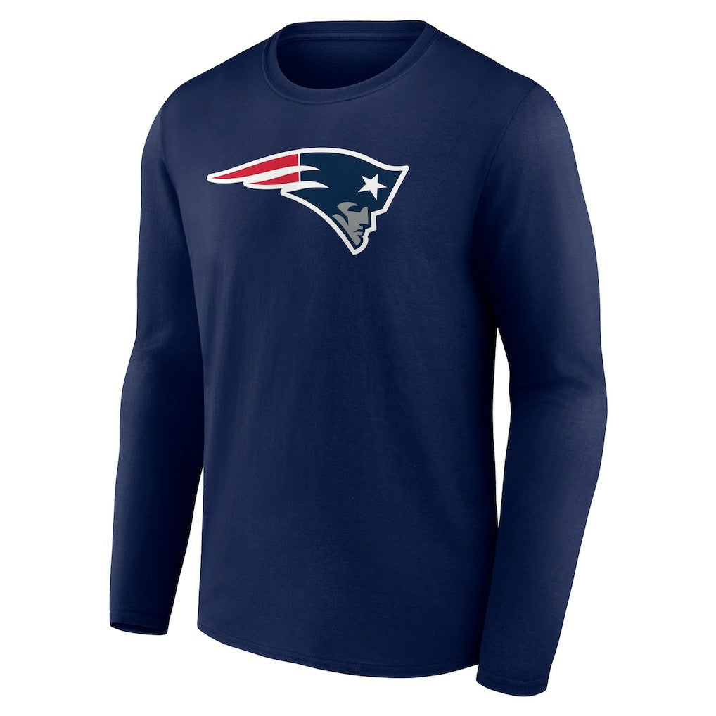 New England Patriots Primary Team Logo Long Sleeve T-Shirt Navy | NFL