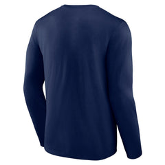 New England Patriots Primary Team Logo Long Sleeve T-Shirt Navy | NFL