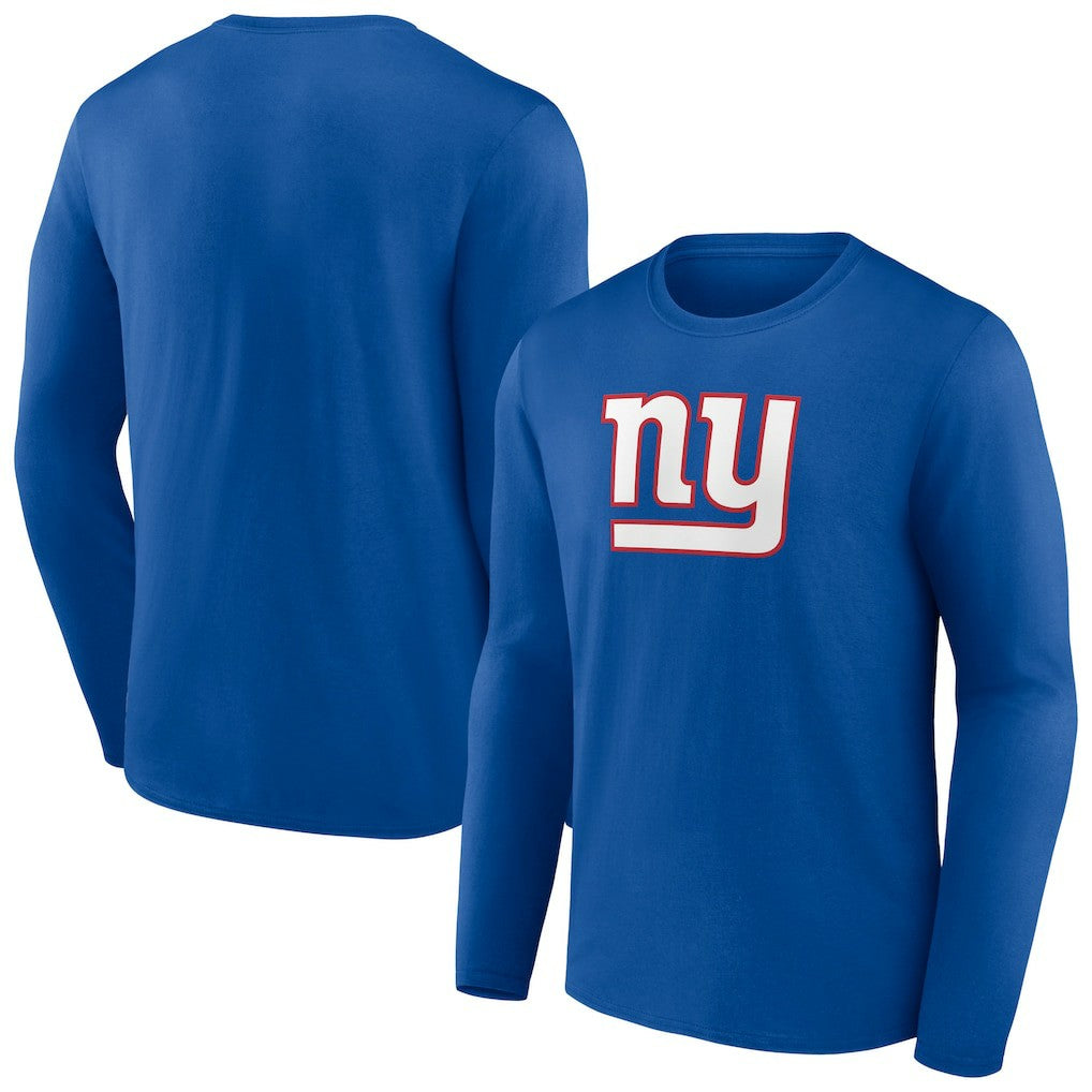 New York Giants Primary Team Logo Long Sleeve T-Shirt Royal | NFL