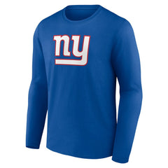 New York Giants Primary Team Logo Long Sleeve T-Shirt Royal | NFL