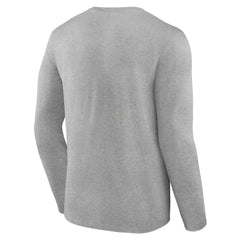 Washington Commanders Primary Team Logo Long Sleeve T-Shirt Heather Gray | NFL